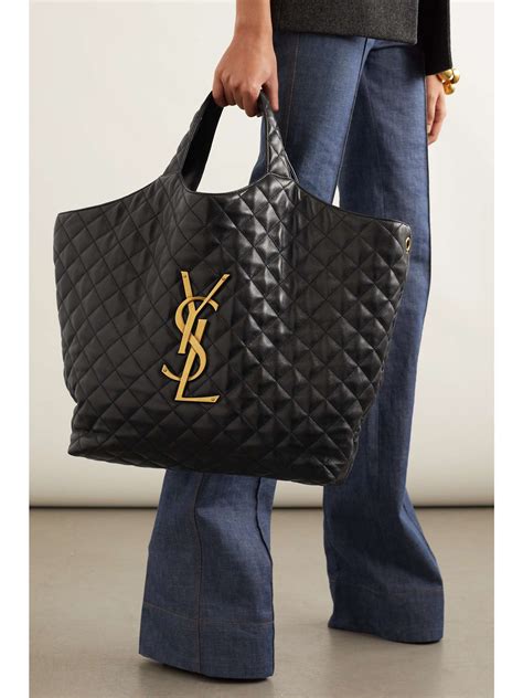 ysl brown signature bag|ysl tote bag price.